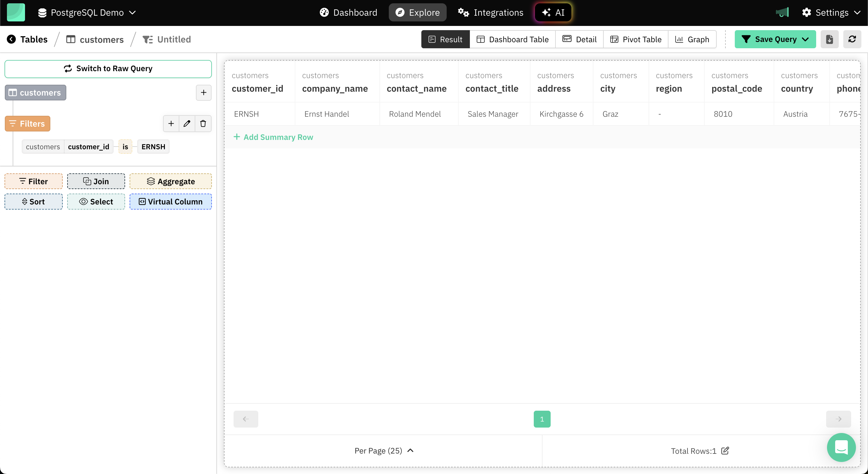 Exploring Associated Data